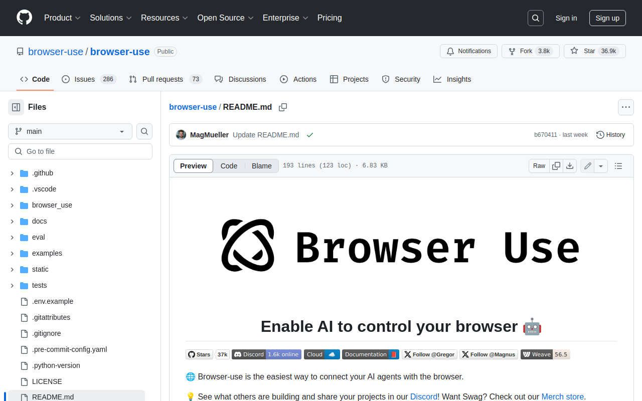 Repository Screenshot