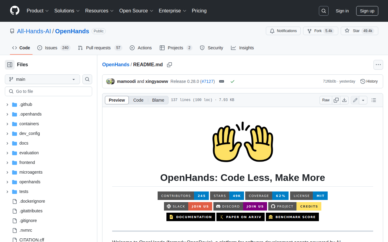 Repository Screenshot