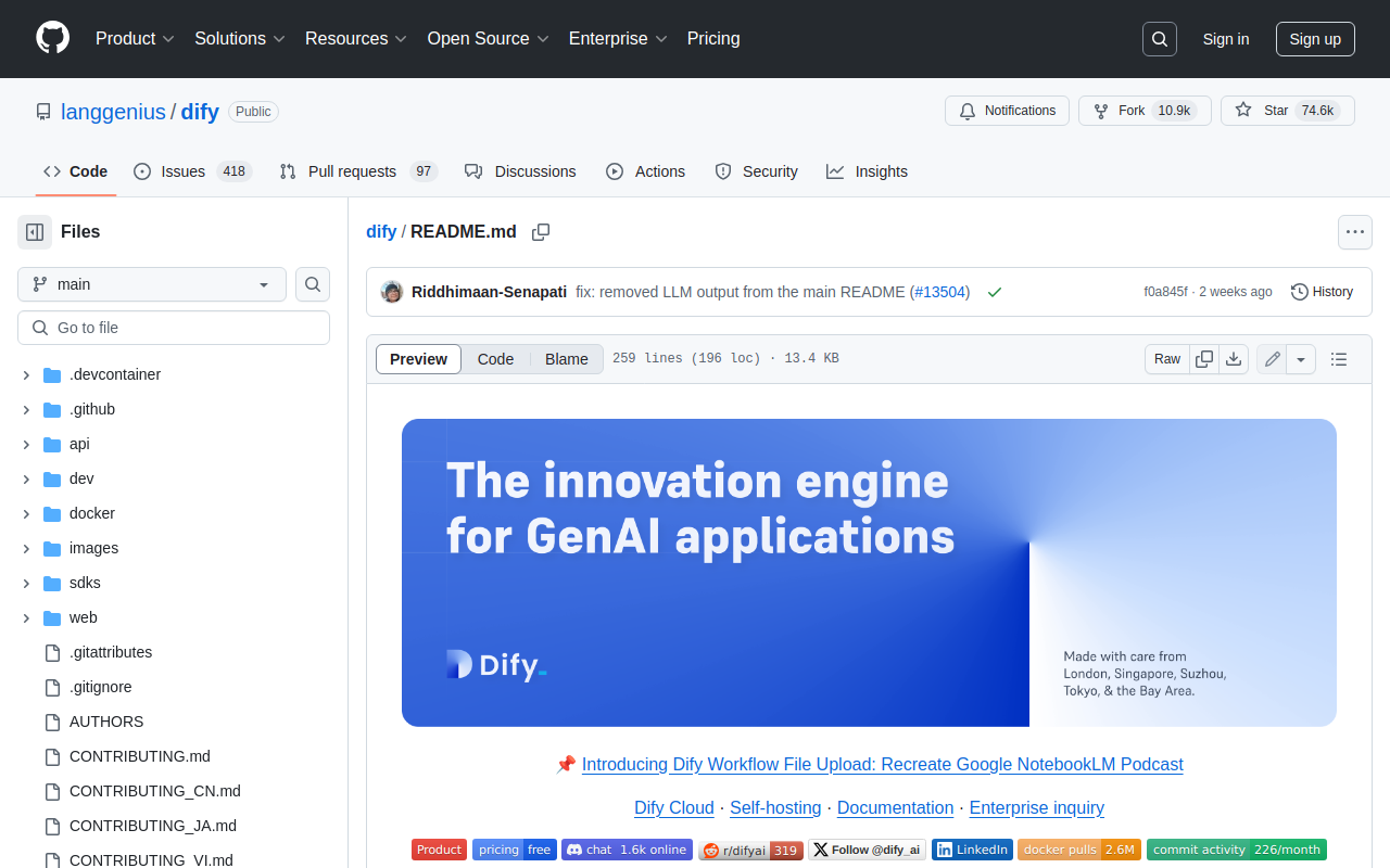 Repository Screenshot